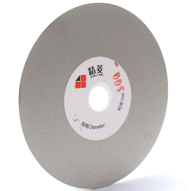 Jingling 4" inch 100mm Diamond Flat Lap Disc Coated Grinding Disk Grit 500 Medium - Image 3